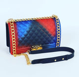 QUILTED JELLY CROSSBODY