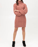 Turtleneck Sweater Dress