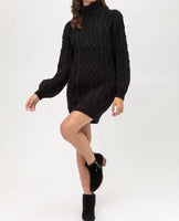 Turtleneck Sweater Dress